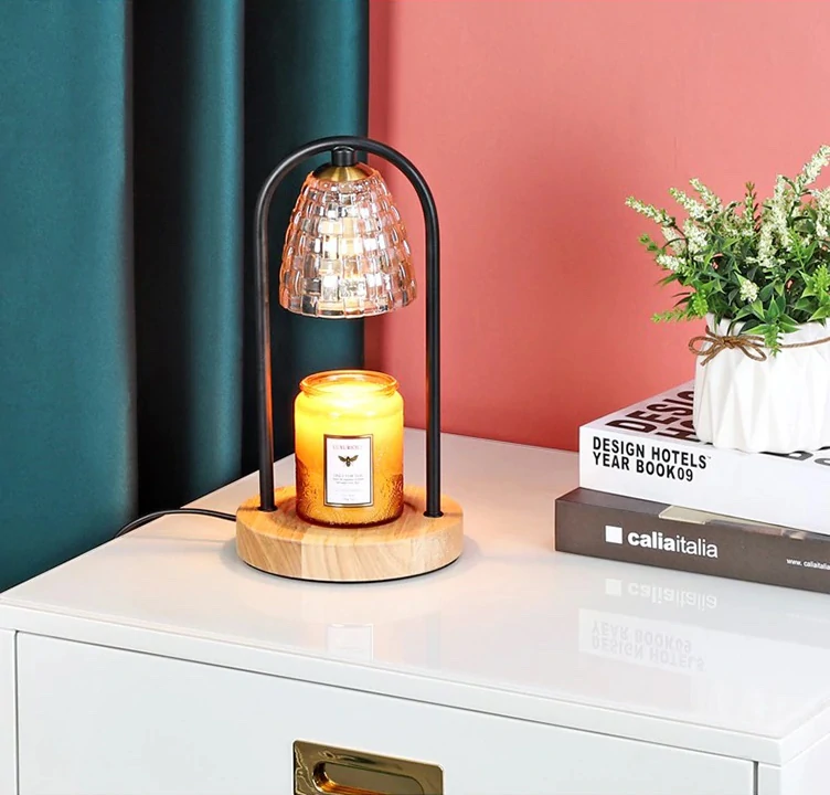 Delilah - Modern Candle Warmer Black Black