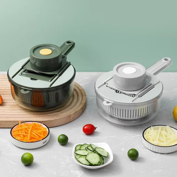 All-in-1 Slicer, Strainer And Container