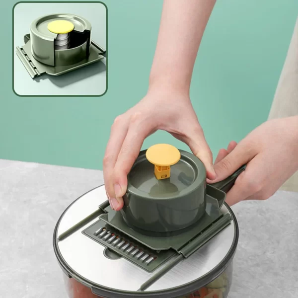 All-in-1 Slicer, Strainer And Container