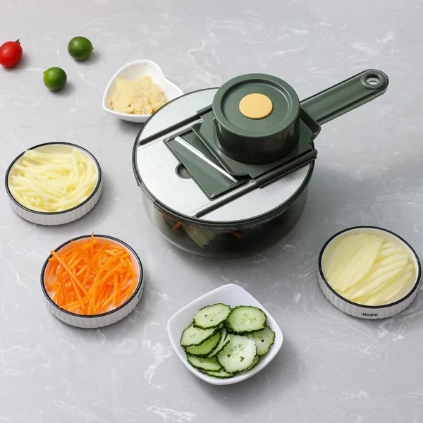 All-in-1 Slicer, Strainer And Container