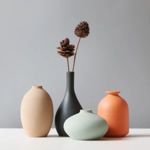 Cordelia Set - 4 Vases with matte finish
