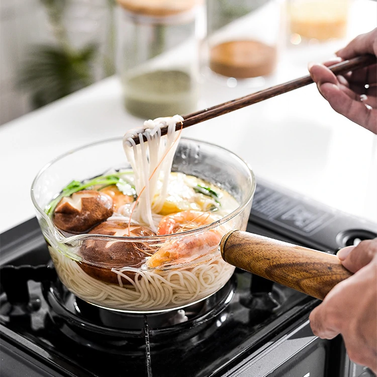 High Borosilicate Glass Kitchen Soup Noodle Cooking Pot - China