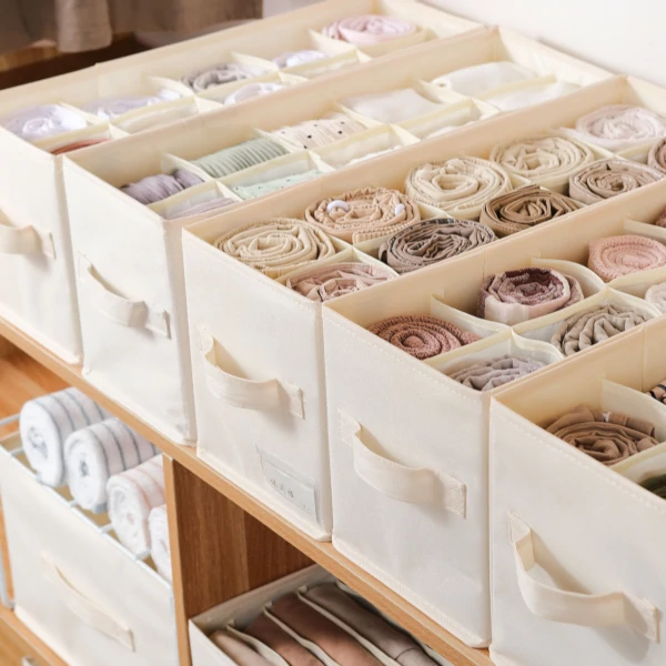 Soft Closet Organizer Box With Lid