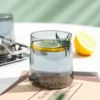 Modern Bottle & Glass Set – Charcoal