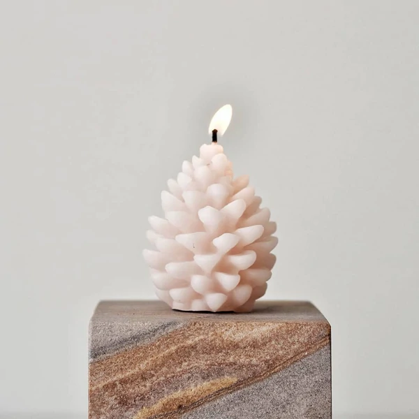 Pinecone shaped, Asparagus Fern Scented Soy Wax Candle
