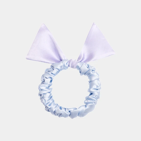 Farfalla Pastel Mulberry Silk Scrunchies