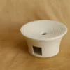 Cream Ceramic Palo Santo Holder