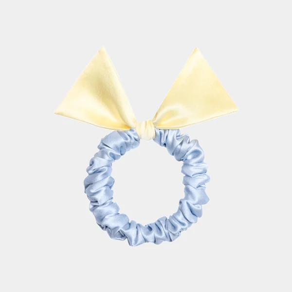 Farfalla Pastel Mulberry Silk Scrunchies