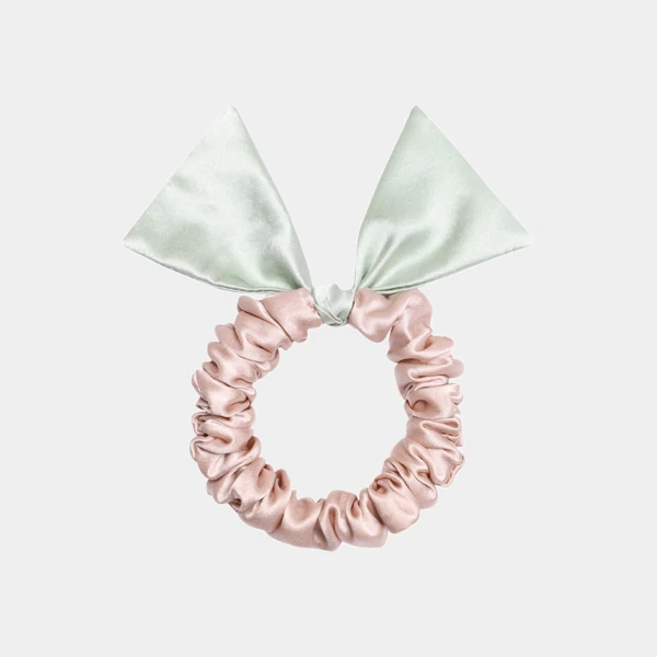 Farfalla Pastel Mulberry Silk Scrunchies