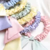 Farfalla Pastel Mulberry Silk Scrunchies