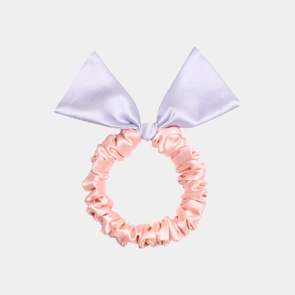 Farfalla Pastel Mulberry Silk Scrunchies