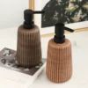 Ribbed Ceramic Soap Dispenser