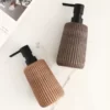 Ribbed Ceramic Soap Dispenser