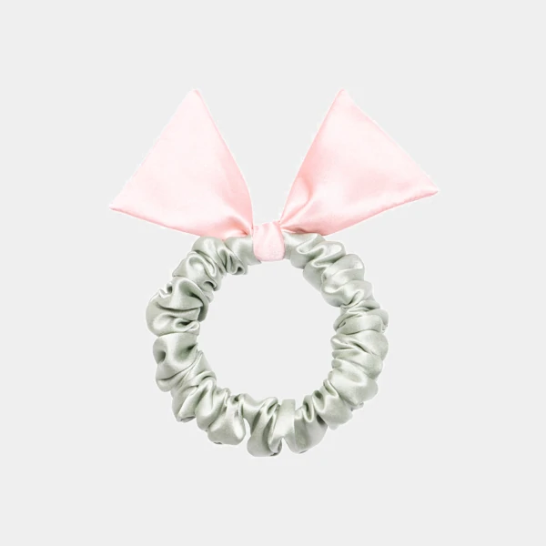 Farfalla Pastel Mulberry Silk Scrunchies