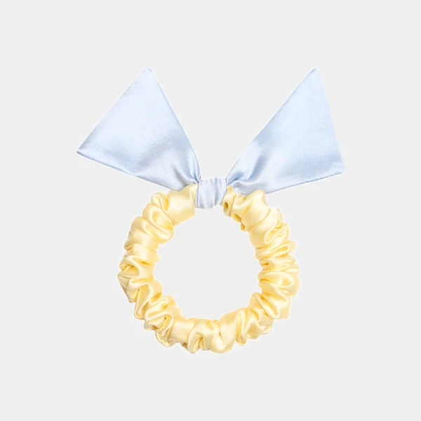 Farfalla Pastel Mulberry Silk Scrunchies