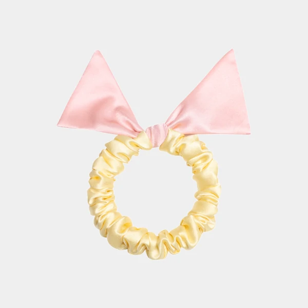Farfalla Pastel Mulberry Silk Scrunchies
