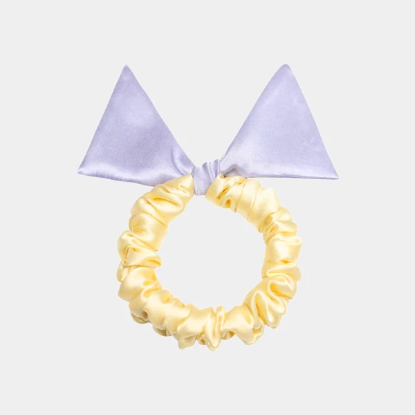 Farfalla Pastel Mulberry Silk Scrunchies