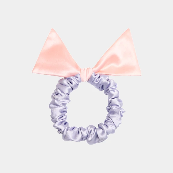 Farfalla Pastel Mulberry Silk Scrunchies