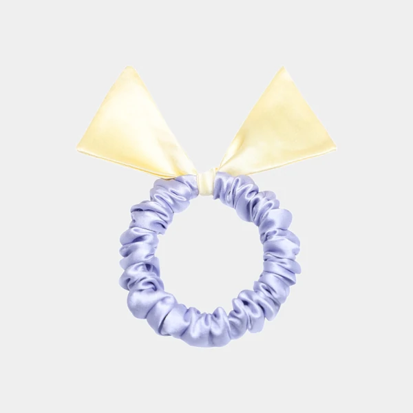 Farfalla Pastel Mulberry Silk Scrunchies