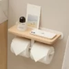 Bathroom Organization Tray & Toilet Paper Holder