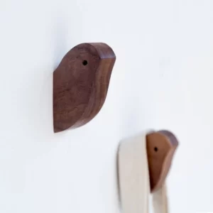 Wooden Bird Wall Hooks1