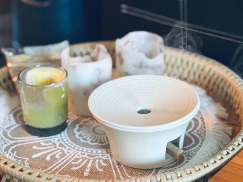 Cream Ceramic Palo Santo Holder photo review