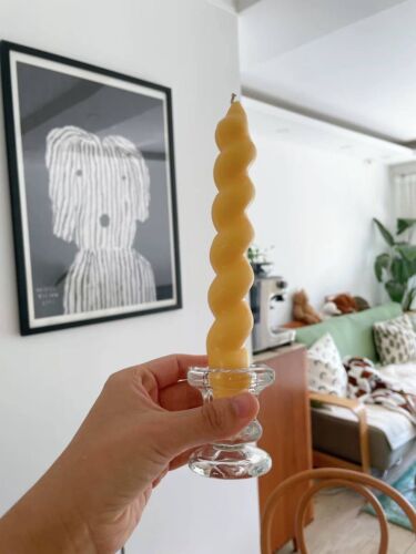 Romantic Glass Taper Candle Holder photo review