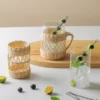 Handwoven Rattan Glass Cozy