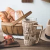 Handwoven Rattan Wrapped Glass Mug