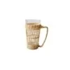 Handwoven Rattan Wrapped Glass Mug