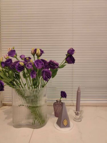 Romantic Glass Taper Candle Holder photo review